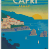 Italy Capri Poster Diamond Painting