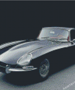 Jaguar E Type Car Diamond Paintings