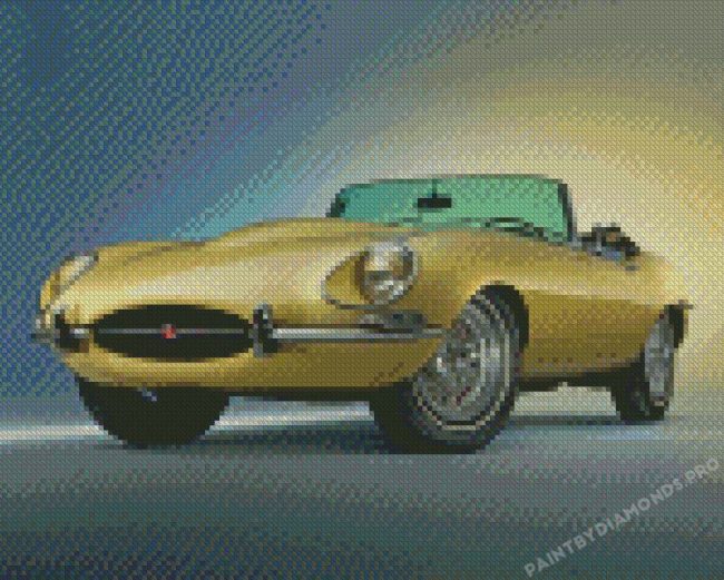 Jaguar XKE Diamond Paintings