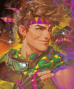 Joseph Joestar Character Art Diamond Paintings