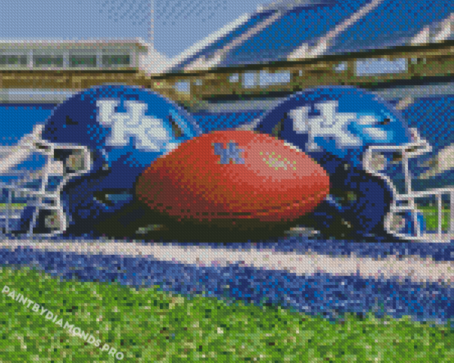 Kentucky Wildcats Football Helmets Diamond Paintings