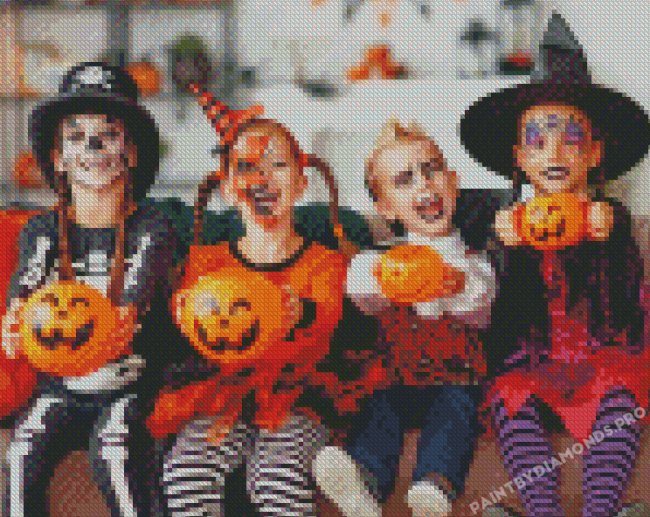 Kids Halloween Diamond Paintings