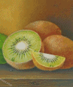 Kiwi Fruit Still Life Diamond Painting