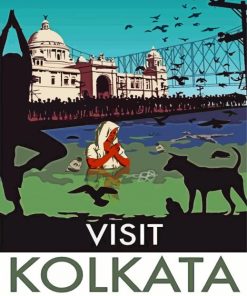 Kolkata Poster Diamond Paintings