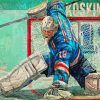 Koskinen Hockey Goalie Diamond Paintings