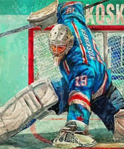 Koskinen Hockey Goalie Diamond Paintings