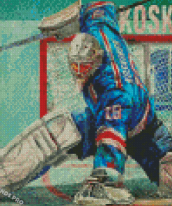 Koskinen Hockey Goalie Diamond Paintings