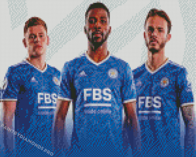 Leicester City Football Players Diamond Paintings