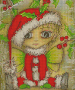 Little Christmas Fairy Diamond Paintings