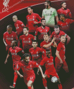 Liverpool Fc Players Diamond Painting