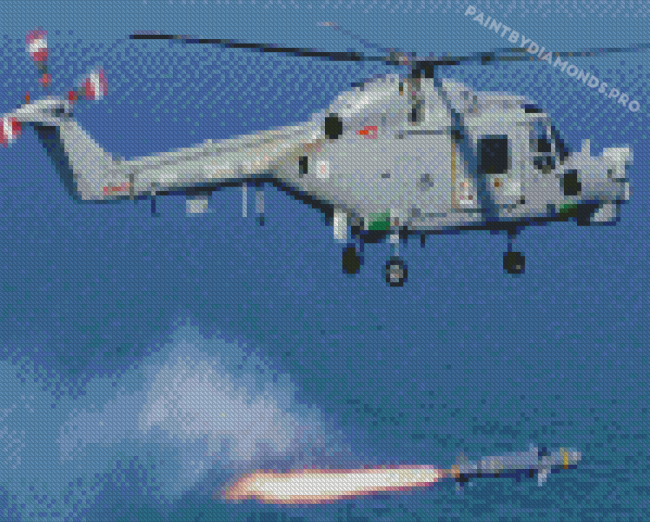 Lynx Helicopter Diamond Paintings