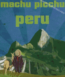 Machu Picchu Poster 5D Diamond Paintings