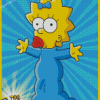 Maggie Simpson Poster Diamond Paintings