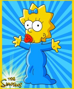 Maggie Simpson Poster Diamond Paintings