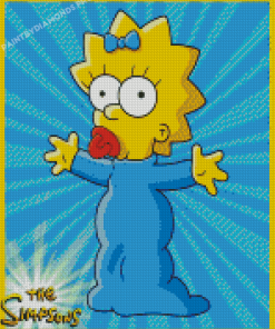 Maggie Simpson Poster Diamond Paintings