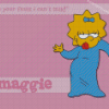 Maggie Simpson Character Diamond Paintings