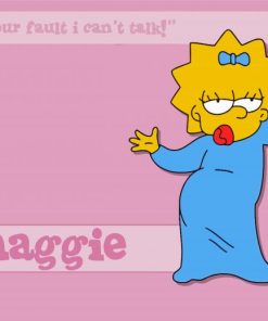 Maggie Simpson Character Diamond Paintings