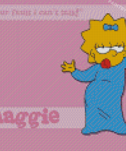 Maggie Simpson Character Diamond Paintings