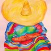 Man In Sombrero Diamond Paintings