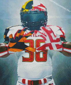 Maryland Terrapins Football Team Player Diamond Paintings