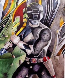 Mighty Morphin Power Ranger Diamond Paintings