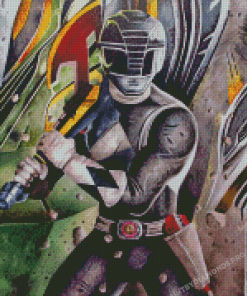 Mighty Morphin Power Ranger Diamond Paintings