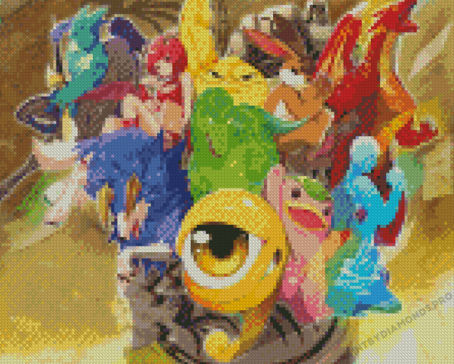 Monster Rancher Anime Diamond Painting