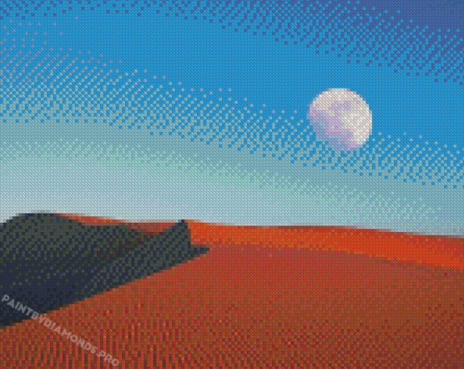 Moon Desert Diamond Paintings