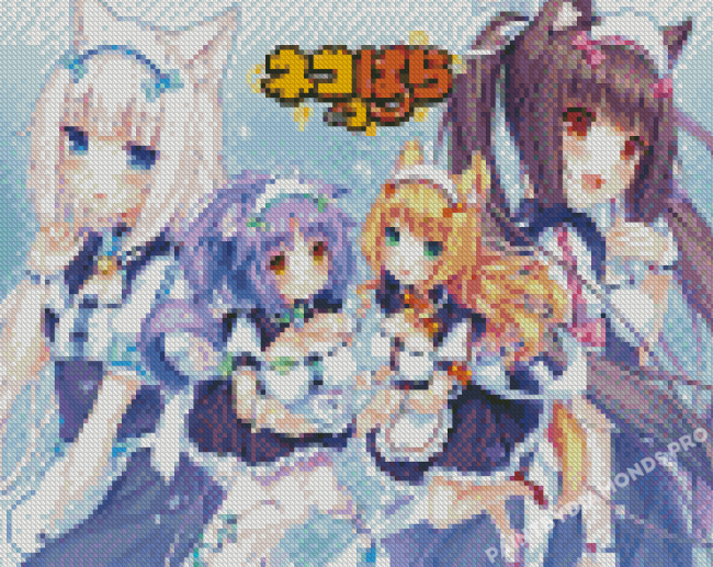 Nekopara Poster Diamond Paintings