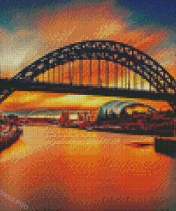 Newcastle Tyne Bridge Diamond Paintings