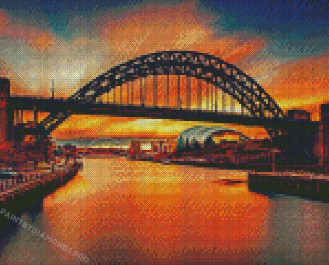 Newcastle Tyne Bridge Diamond Paintings