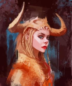 Norse Girl Diamond Paintings