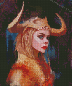 Norse Girl Diamond Paintings