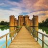 Old Bodiam Castle Diamond Paintings