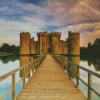 Old Bodiam Castle Diamond Paintings