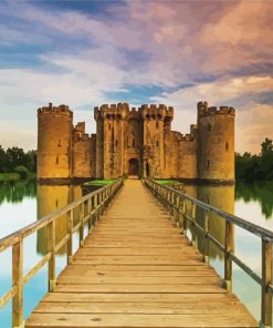 Old Bodiam Castle Diamond Paintings