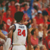 Ole Miss Basketball Player Back Diamond Paintings