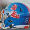 Ole Miss Helmet Diamond Paintings