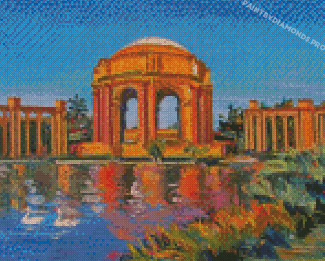 Palace Of Fine Arts California Art Diamond Paintings