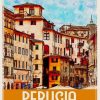 Perugia City In Italy Poster Diamond Paintings