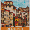 Perugia City In Italy Poster Diamond Paintings