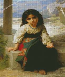 Petite Mendiante Bouguereau Diamond Painting