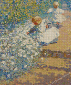 Picking Flowers Helen McNicoll Diamond Paintings