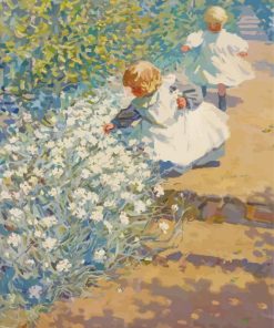 Picking Flowers Helen McNicoll Diamond Paintings