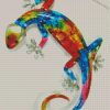 Rainbow Colourful Gecko Diamond Paintings