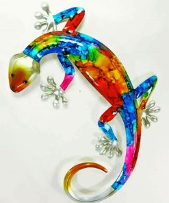 Rainbow Colourful Gecko Diamond Paintings