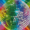 Rainbow Disco Ball Diamond Paintings