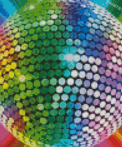 Rainbow Disco Ball Diamond Paintings