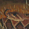 Rattlesnake Head Diamond Painting