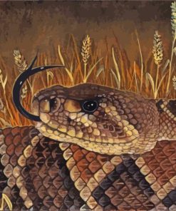 Rattlesnake Head Diamond Painting